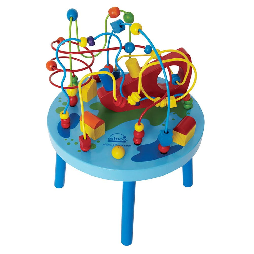 hape bead maze table