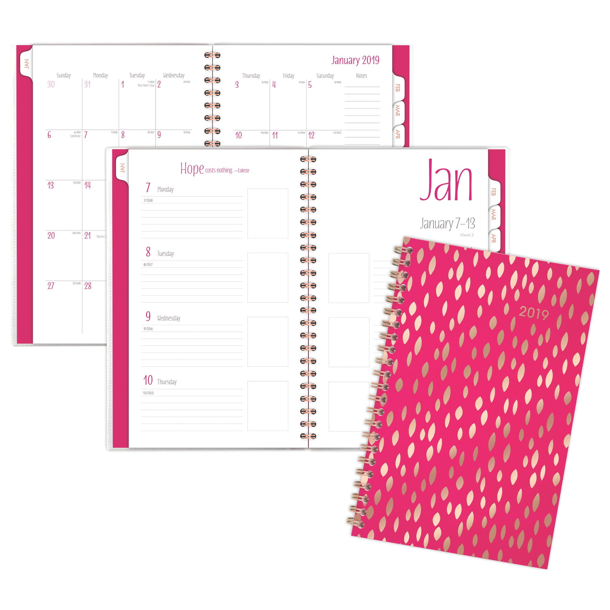 Cambridge Cambridge Jam Customizable Weekly Monthly Planner, Small