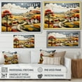 thumbnail image 4 of Designart "De Stijl Landscape In The Countryside" Countryside Floater Framed Canvas Prints, 4 of 5