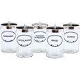 thumbnail image 2 of GF HEALTH PRODUCTS 3454 SUNDRY JARS 5 LBLD W/CVRS GRAFCO LABELED, 2 of 3