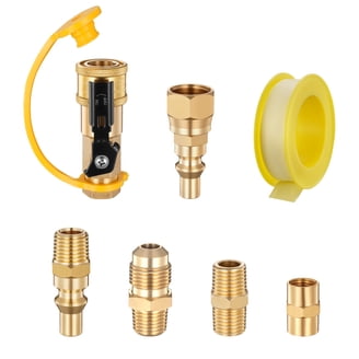 Kadimendium 3 Way Quick Coupler Quick Connect Air Hose Splitter