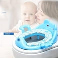 thumbnail image 2 of 1pc Cute Cartoon Toilet Training Seat, Soft Cushion With Handles, Removeable Toilet Cushion, 2 of 11