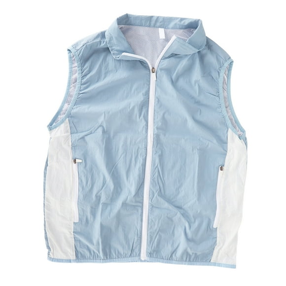 Cooling Vest, Inbuilt Breathable Mesh Cooling Jacket With Brushless Fan 3 Speed Mode Fan Cooling Vest For Fishing Golfing Railway Workers Construction Workers