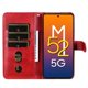 thumbnail image 5 of Estuche de Cuero PU con Cierre para Samsung Galaxy M52 5G , Funda Protectora con Billetera y Correa, 5 of 6