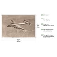 thumbnail image 2 of Lockheed Martin Constellation ‘Connie’ - Pan American World Airways - Vintage Travel Poster c.1940s - Master Art Print (Unframed) 13in x 19in, 2 of 4