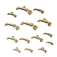 thumbnail image 1 of Hawaii State Silhouette Wood Mini Charms Shapes DIY Craft Jewelry - No Hole - 30mm (6pcs), 1 of 7
