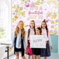 thumbnail image 3 of Tapiz motivacional para colgar en la pared para adolescentes, tapices inspiradores de color rosa para el aula, tapiz estético bonito para la habitación de los niños, tapiz para dormitorio, 3 of 6