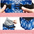 thumbnail image 4 of Snowflake Foldable, with Lid, Leak-Proof, Hanging Storage Bag Car Trash Can - Car Garbage Can - Trash Can for Car, 4 of 6