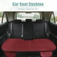 thumbnail image 2 of Unique Bargains Car Back Seat Cushion Wine Red Breathable PU Leather Universal Interior Seat Protector Mat Pad, 2 of 6