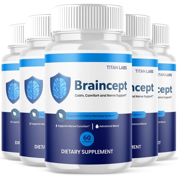 Braincept Advanced Formula Brain Support Pills Maximum Strength Supplement Brain Cept 300 Capsules