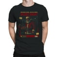 thumbnail image 2 of Silent Night Horror Holiday Design Men's T-shirt, 2 of 3