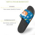 thumbnail image 3 of GZHJMY Stylish Slides for Women Men, Sleeping Fox Soft Flexible Slip-on Sandals Slippers, 3 of 7