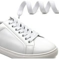 thumbnail image 3 of Solid Flat Shoelaces Hollow Thick Athletic Shoe Laces Strings 2 Pair, 3 of 7