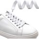 thumbnail image 3 of Cordones planos sólidos huecos gruesos cordones para zapatos atléticos cuerdas 2 pares brillar Zapato, 3 of 5