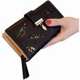 thumbnail image 3 of Women's Wallet - Leather - Bifold - Black - Multi-card - Zip Closure, 3 of 4