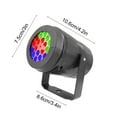 thumbnail image 3 of Horivan 1 Pcs Christmas Projector Light with 16 Snowflake Patterns, Rotating Holiday Ambiance Stage Light for Home Decor, Outdoor Christmas Decoration, Party Projector Lighting, 3 of 6