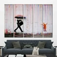 thumbnail image 5 of Rain Poster, Graffiti Printed, Street Art Canvas, Banksy Canvas, Street Graffiti Poster, Umbrella Art, Kids Art, Color Rain Art Canvas, Canvas Wall Decor - 4P-Rolled Canvas, 5 of 9