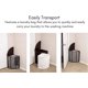 BirdRock Home Compact Corner Laundry Hamper with Lid - Black - Walmart.com