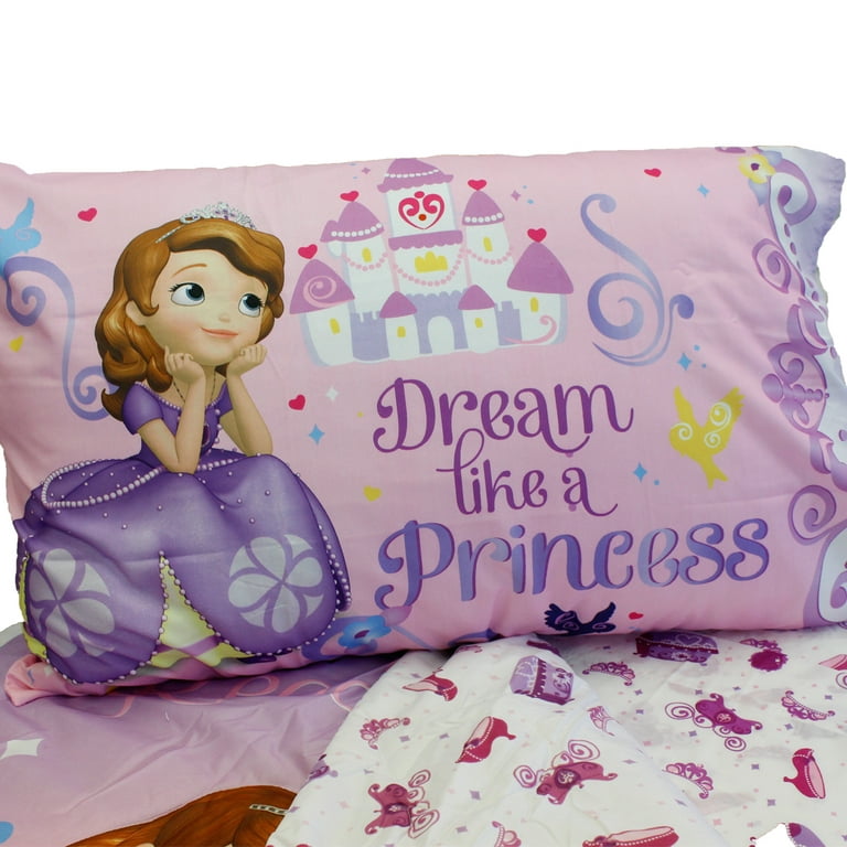 Jogo de Cama 4 Peças Princesinha Sofia Disney Sofia 4 Piece The First  Toddler Set, Sweet As A Princess - Bebe Importados Miami