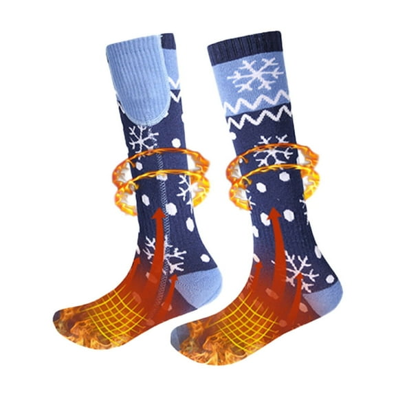 AUQ Heated Socks,Wool Ankle Socks for Women,Ankle Socks for Women,Red