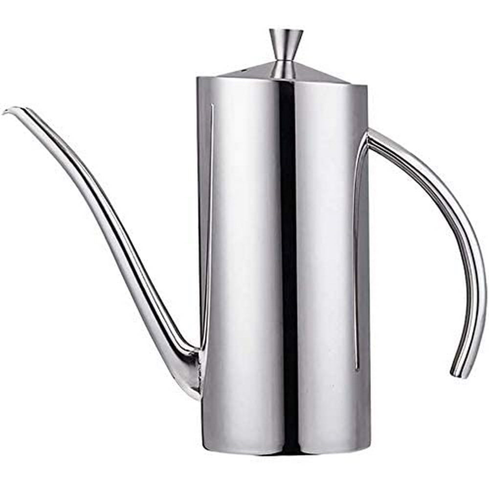 HYTX 17 Oz Stainless Steel Olive Oil Dispenser/Cruet/Bottle for Oil/Vinegar/Soy Sauce Drip