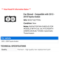 thumbnail image 2 of Fan Shroud - Compatible with 2013 - 2018 Toyota Avalon 2014 2015 2016 2017, 2 of 2