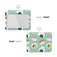 thumbnail image 2 of Kdxio Kawaii Sushi Card Badge Holder Work Badge Sleeve for Office, School, Factory, ID Credit Cards, Driver Licenses and Passes, 2 of 7