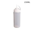 thumbnail image 2 of Advancent Botella de escala exprimible Almacenamiento de condimentos Comedor Hotel Restaurante Cocina Cocina Hornear Condimento Contenedor Dispensador Organizadores de utensilios de cocina Blanco Advancent HA081645-01, 2 of 6