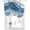 Blue Brown White, variant on Tie Up Curtains for Windows Abstract Ombre Black Grey Ocean Water Ripple Wave Rod Pocket Tie-Up Window Shade Adjustable Balloon Curtain Valance Gradient Lines for Kitchen Bathroom Blinds, 46x63in