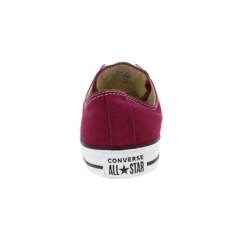Red recurso inundar Converse All Star Ox Unisex Shoes Size 9.5, Color: Maroon - Walmart.com