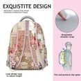 thumbnail image 5 of Pioneer Flower Backpack for School,Cute School Bag,Schoolbag with Adjustable Shoulder Straps & Padded Back,15.3"x11"x7.1".﻿, 5 of 6