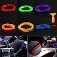 thumbnail image 2 of Tira de moldura decorativa para interior de coche, línea de moldura flexible para hueco de puerta, accesorios para coche, piezas interiores, 5 m, 2 of 4