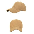 thumbnail image 5 of Wensltd Women Classic Suede Baseball Cap Warm Outdoor Winter Travel Accessory Solid Color Fashion Comfortable Hat Gray, 5 of 8
