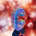 thumbnail image 1 of VBXOAE Multi-Event LED Light-Up Alphabet Ornaments-Battery-Operated Colorful Letters for Valentine's,Halloween,Christmas,Birthdays,Perfect Party & Home Decor,Stable & Reusable,1 Set, 1 of 4