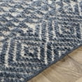 thumbnail image 4 of Hauteloom Moyne Hallway, Kitchen Runner Rug - Bohemian, Transitional - Navy, White, Charcoal - 2'6" x 8', 4 of 9