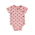 thumbnail image 3 of Vividxx Baby Girls Bodysuits Onesie Cute Print Side Snap Rompers For Newborn Soft Breathable Casual Onesie With Belly Newborn O-Neck Soft Dailywear, 3 of 6