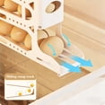 thumbnail image 4 of Tyidzon Automatic Rolling Egg Holder for Fridge 4-Layer Egg Organizer for Refrigerator, Egg Container with Lid Large-Capacity Egg Dispenser & Egg Storage Rack Holds 30 Eggs, 4 of 7