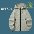 thumbnail image 5 of Ke1Clo Women's Sun Protection Hoodie UPF50+ Loose Zip Up Lightweight Jacket Long Sleeve Casual Solid Outdoor Sporty Tops Army Green M, 5 of 5
