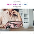 thumbnail image 4 of For iPhone 12 Pro / 12 6.1" Case ,Heavy Duty Shockproof Body Phone Cover Built in Metal Rotated Magnetic Ring Holder Kickstand,Dustproof,Anti-Scratch,Dual Layer Military-Grade Drop protection,Rosegold, 4 of 7