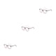 thumbnail image 3 of Jumpingount Montura para gafas de lectura, monturas para gafas flexibles, montura redonda antideslizante, soporte integrado para la nariz, rosa y Type1 NO1, 3 of 6