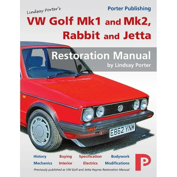 VW Golf Mk1 and Mk2, Rabbit and Jetta Restoration Manual, (Paperback)