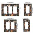 thumbnail image 2 of Yayeee Rocker Switch Wall Plate 1-Gang 4.6"x2.9" Home Decorative Outlet Cover, Colorful Flower, 2 of 6