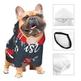 thumbnail image 3 of Balery Three Cute Christmas Gnomes Sudadera con Capucha para Perros Pequeños – Ropa para Mascotas, Disfraz para Perros y Gatos, Ideal para Fiestas y Cosplay-Large, 3 of 7