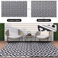 thumbnail image 3 of OLANLY Outdoor Rug Waterproof Reversible 5x8 ft, Durable Plastic Straw Patio Camping Carpet, Large Foldable RV Mat for Backyard, Deck, Picn, 3 of 9