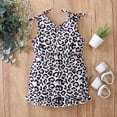 thumbnail image 2 of Baby Girls Clothes Baby Girls One Piece Jumpsuit Sleeveless Leopard Overall Shorts 18-24 Months Girls Leopard Jumpsuit, 2 of 6