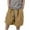 Brown, variant on Leesechin Women Cargo Shorts Graphic Baggy Shorts Summer Bermuda Drawstring Wide Leg Short Pants with Pockets