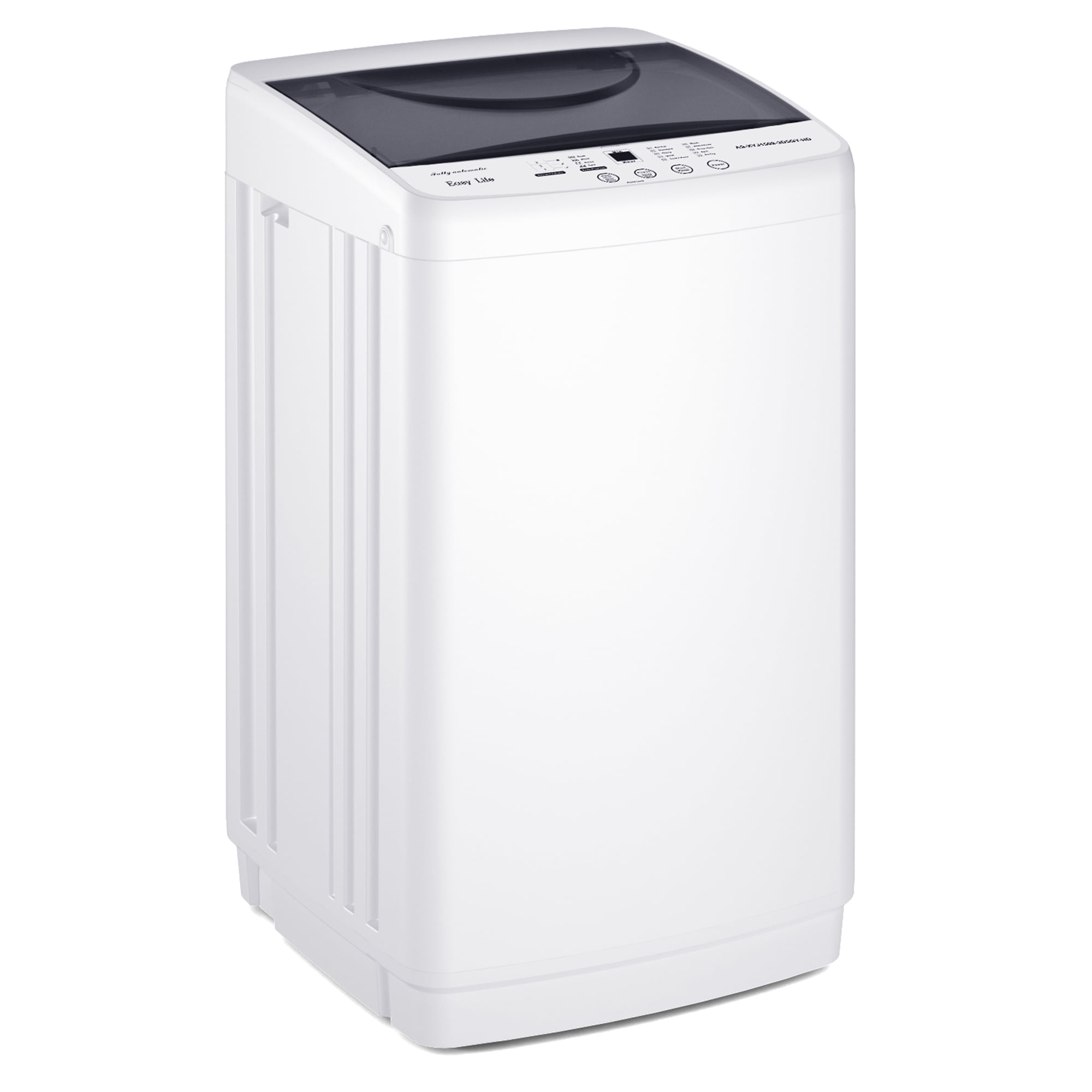 Portable Washing Machine, 1.06 cu.ft Compact Automatic Washer and Dryer with LED Display,10 washing modes for Apartment, RV, Dorm, Home, White