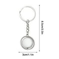thumbnail image 2 of Guozer Clearance Rotating Small Balls Keychain 1PCS Key Rings for Car Keys Backpack Key Holder for Keychain Gifts for Valentine's Day, Mother's Day, Thanksgiving, 2 of 2