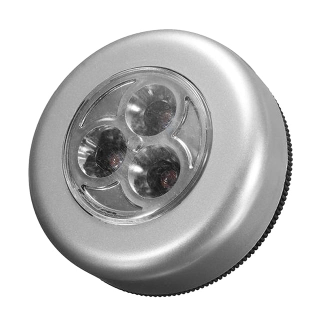 Lámpara de Plástico de de Pulsación Inalámbrico de 3 LED Accesorio de de Cabecera de Coches Sunnimix lámpara de grifo de armario