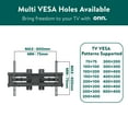 onn. Corner Full Motion TV Mount 37"70"